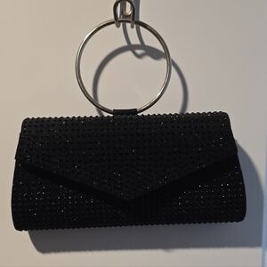 Chic Black Wristlet Clutch